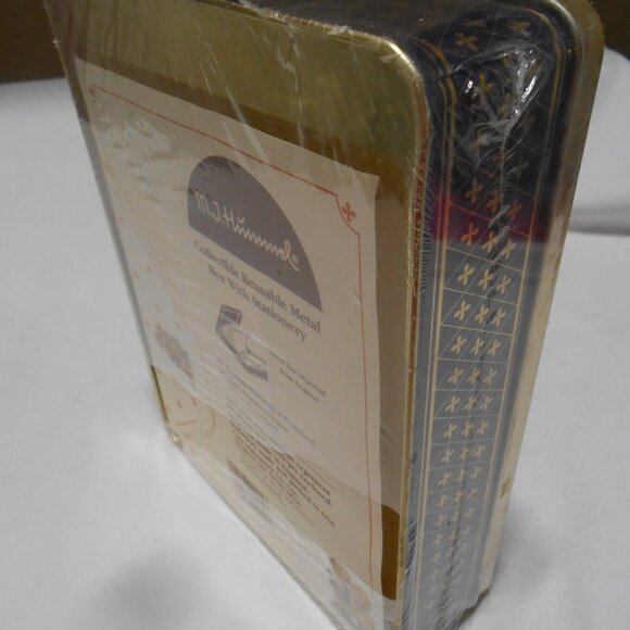 VTG M.J. HUMMEL REUSABLE METAL TIN CANISTER 1993 STATIONARY SET SEALED 🎁🔥 - Picture 4 of 11